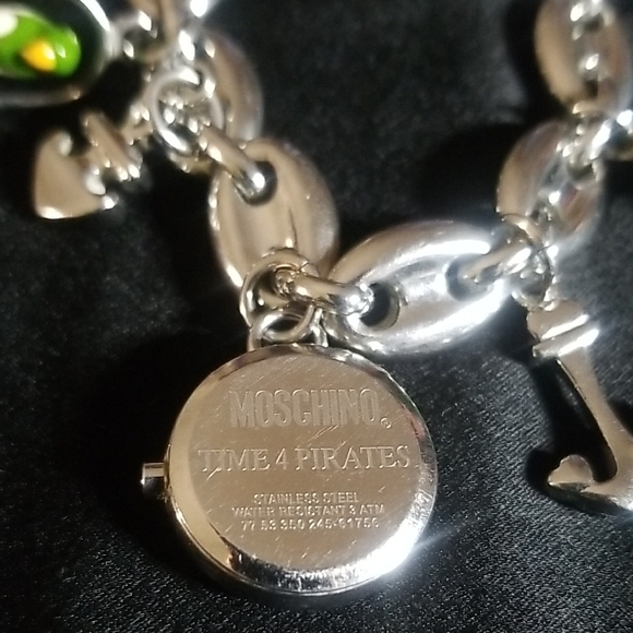 Moschino Silver Charm Bracelet Watch with Nautical Accents - Picture 7 of 10